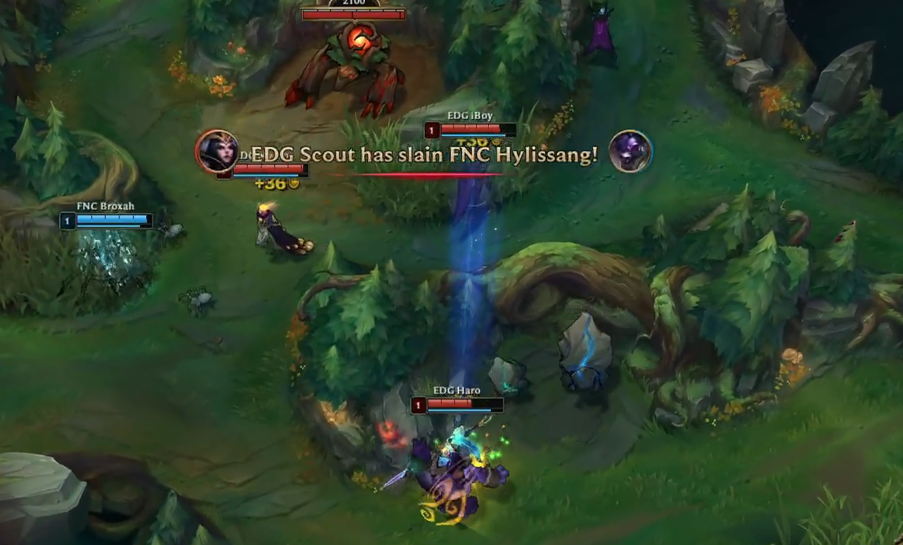 FNC翻盘MAD，Scout团战一打五八强赛2:0（北京）