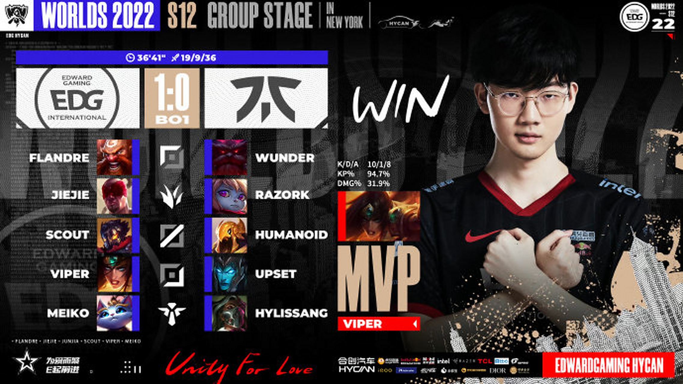 关于FNC横扫KT，Viper团战一打五宿命之战全球总决赛，留下经典瞬间的信息